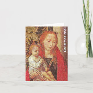 Cartão De Agradecimento Placa de natais vintages