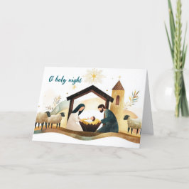 CARTÃO DE AGRADECIMENTO PLACA DE NATAL DE NATIVIDADE PARA QUALQUER UM