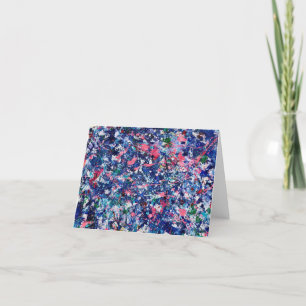 Cartão De Agradecimento Placa de Nota abstrato_7<Blank Inside>