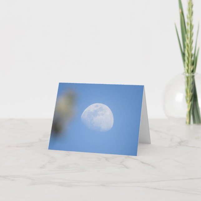 Cartão De Agradecimento Placa de Nota da Lua Shimmering (Frente)
