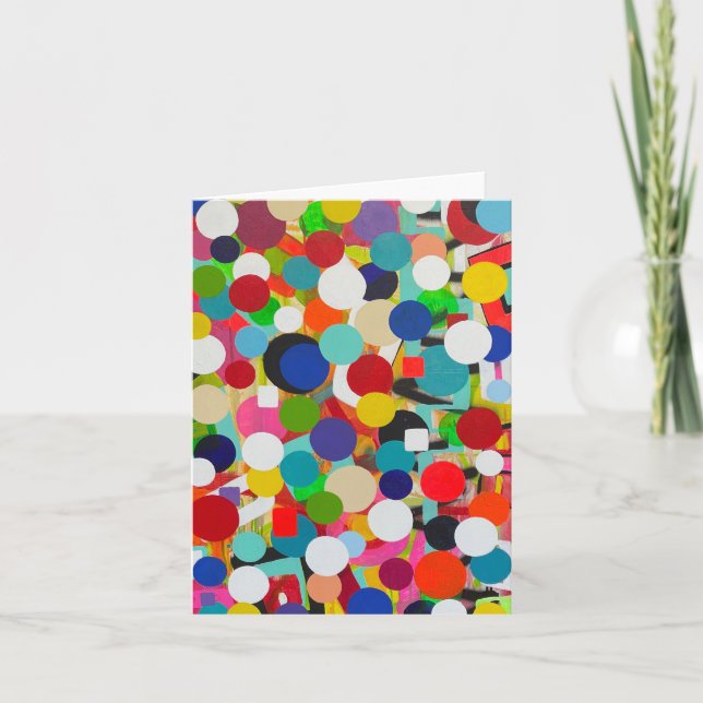 Cartão De Agradecimento Placa de Nota de Vazio para Cima e Fora (Frente)