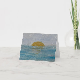 Cartão De Agradecimento Placa de Nota de Vazio Sunny Day Sunny