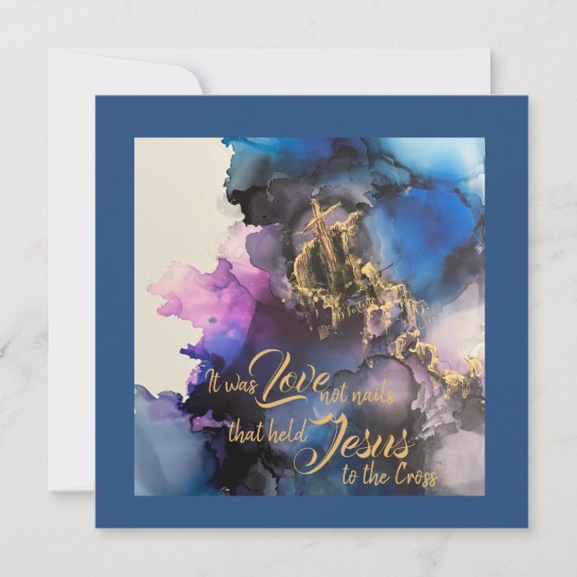 Cartão De Agradecimento Placa de Nota do Aleluia da páscoa (Frente)