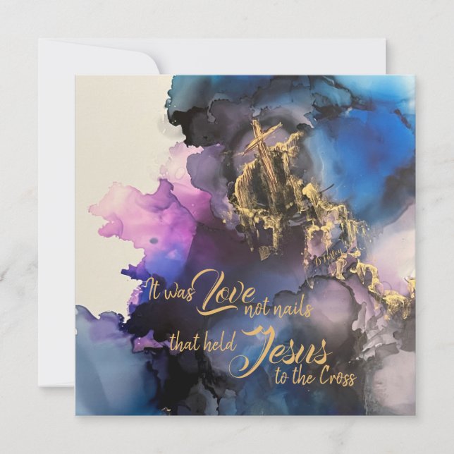 Cartão De Agradecimento Placa de Nota do Aleluia da páscoa (Frente)