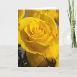 Cartão De Agradecimento Placa de Nota do Vazio Rosa Amarelo