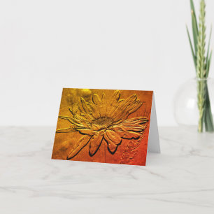 Cartão De Agradecimento Placa de Nota Personalizável de Arte Floral de Dai