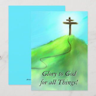 Cartão De Agradecimento Placa de Papel de carta de Consolamento Verdadeira