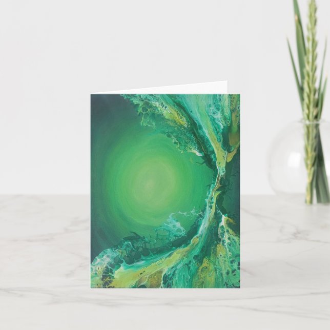 Cartão De Agradecimento placa de papel de carta impressão pintada manualme (Frente)