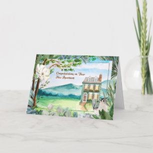 Cartão De Agradecimento Placa de parabéns sobre como encontrar um novo com