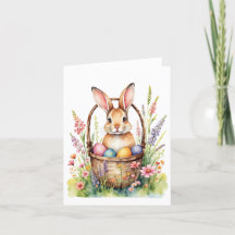 Placa de Páscoa de Aquarela de Coelho da Páscoa