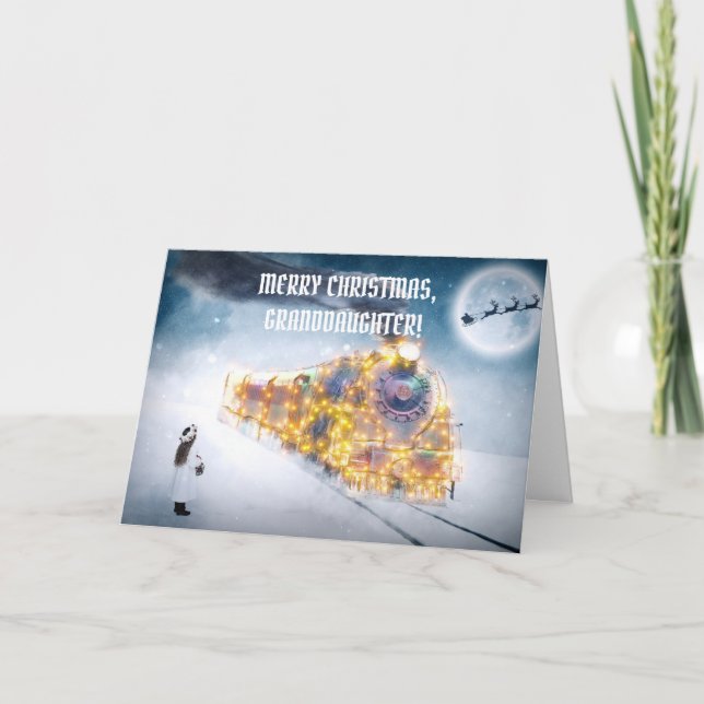 CARTÃO DE AGRADECIMENTO PLACA DE PLATAFORMA EXPRESSA DE NATAL (Frente)