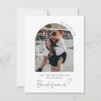 Placa de Proposta de Foto Bridesmaid do Arch Frame