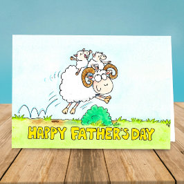 Cartão De Agradecimento Placa de saudação de dia de os pais