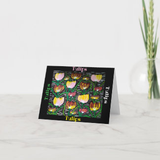 Cartão De Agradecimento Placa de saudação do Vazio com várias cores