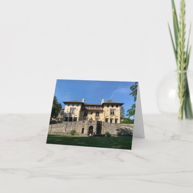 Cartão De Agradecimento Placa de saudação dobrada, pequena, 4" x 5,6" (Frente)