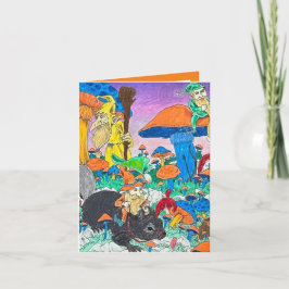 Cartão De Agradecimento Placa de Troll mágica