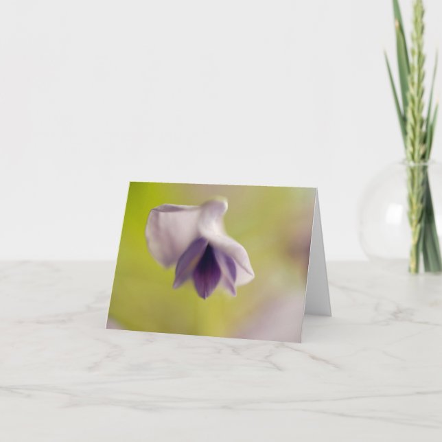 Cartão De Agradecimento Placa de Vazio de Flor Flutuante E Adorável (Frente)