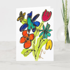 Cartão De Agradecimento Placa de Vazio do Groovy