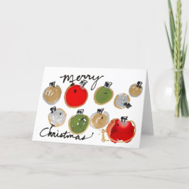 Cartão De Agradecimento Placa de Vazio Sparkle Feliz Natal