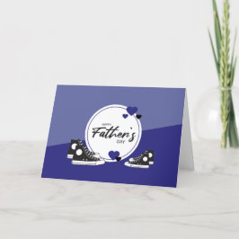 CARTÃO DE AGRADECIMENTO PLACA DIA DE OS PAIS TÊNIS