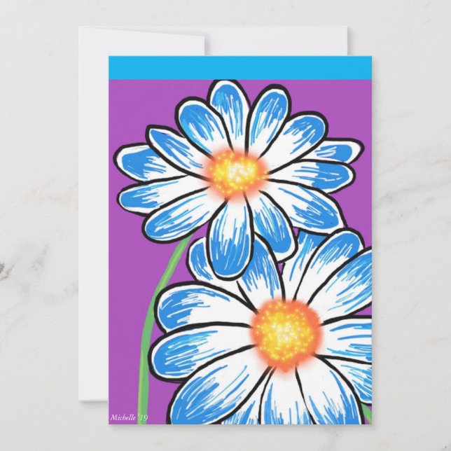 Cartão De Agradecimento Placa Flores Cutis (Frente)