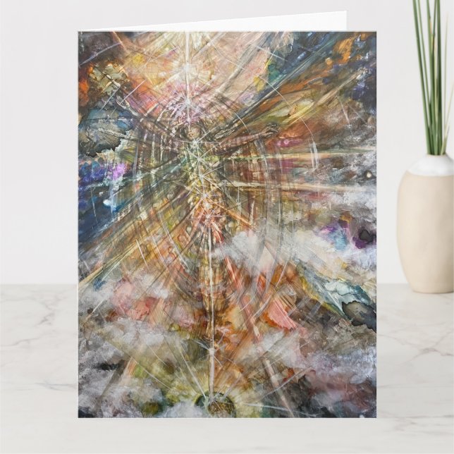 Cartão De Agradecimento Placa "Humana Expandida" (Frente)