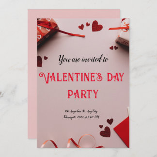 Cartão De Agradecimento Placa Moderna do Feliz dia de os namorados Vermelh