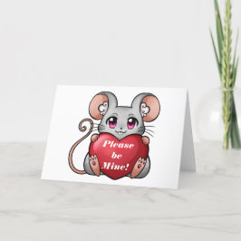 CARTÃO DE AGRADECIMENTO PLACA NAMORADOS LIL MOUSE GRANDCHILD