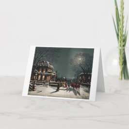 Cartão De Agradecimento placa natal vintage