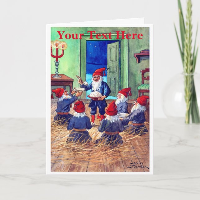 Cartão De Agradecimento placa natal vintage (Frente)