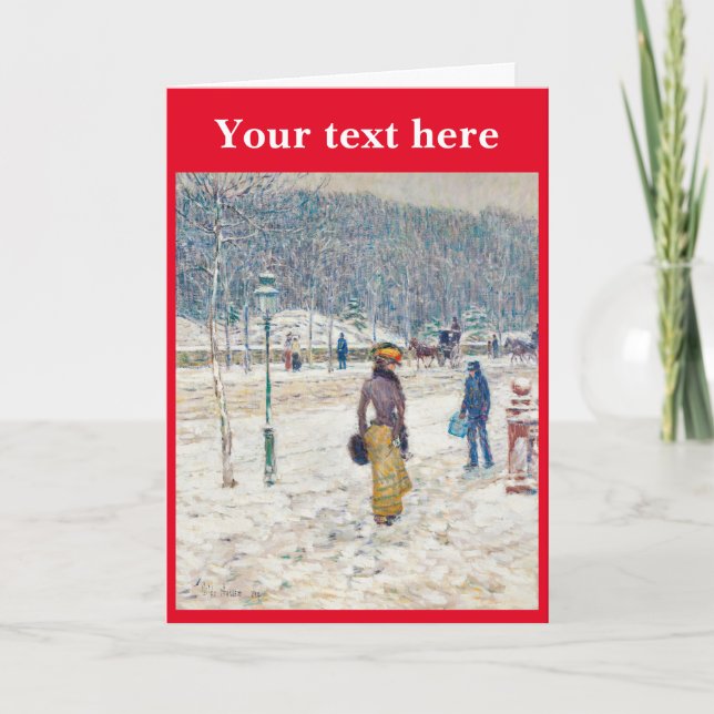 Cartão De Agradecimento placa natal vintage (Frente)