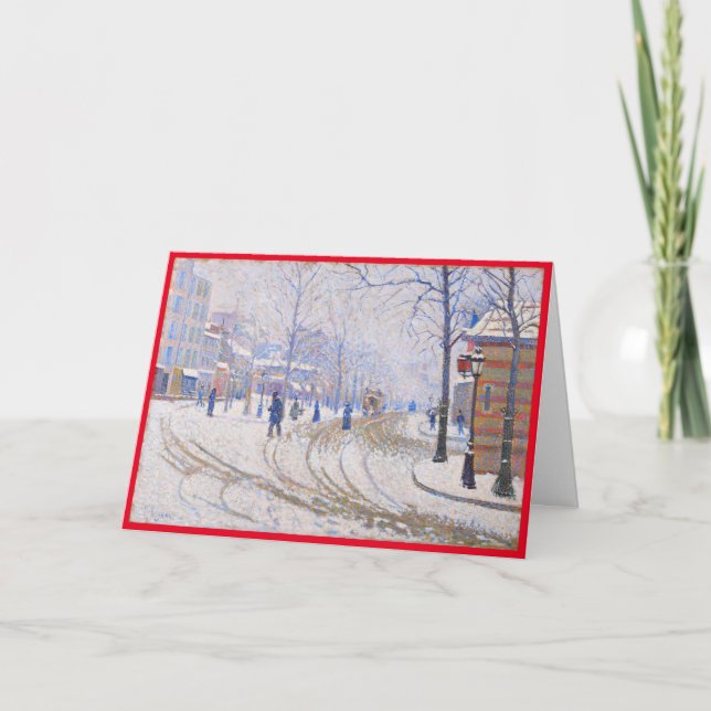 Cartão De Agradecimento placa natal vintage (Frente)