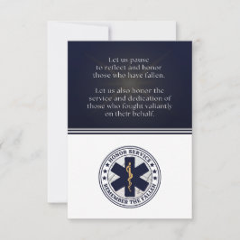 Cartão De Agradecimento Placa plana H.O.N.O.R.