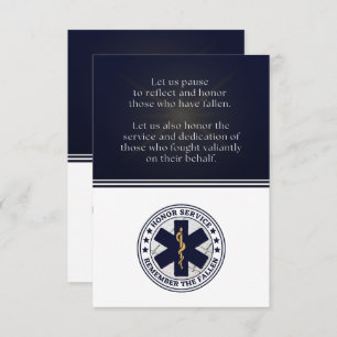 Cartão De Agradecimento Placa plana H.O.N.O.R.