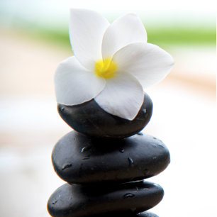 Cartão De Agradecimento Placa plana, Pedras Zen, Equilíbrio, Meditação, Br