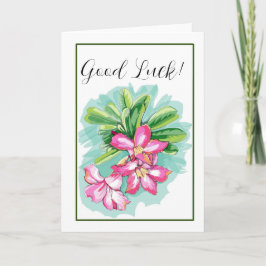 Cartão De Agradecimento Placa Rosa do deserto