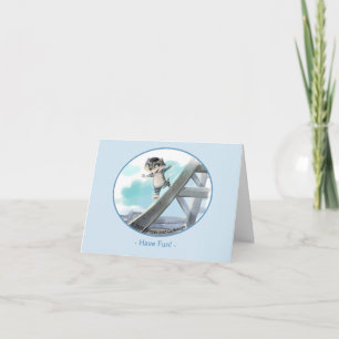 Cartão De Agradecimento Placa Torre Eiffel - Divertida (Vários Tamanhos)