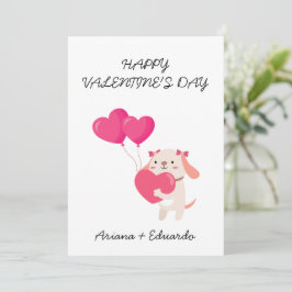 Cartão De Agradecimento Placas com Obrigado de Dia de os namorados de Ursi