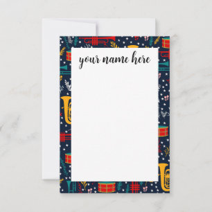 Cartão De Agradecimento Placas de Banda de Marcha Personalizadas