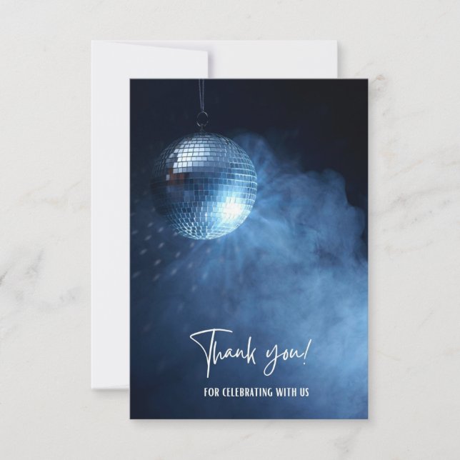 Cartão De Agradecimento Placas de Disco (Frente)