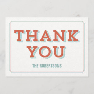 Cartão De Agradecimento Placas de Nota de Papel Feltro Personalizado Retro