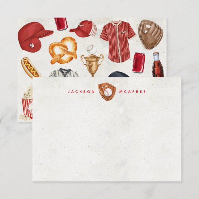 Cartão De Agradecimento Placas de Nota Personalizadas para Papel de Carta  (Frente/Verso)