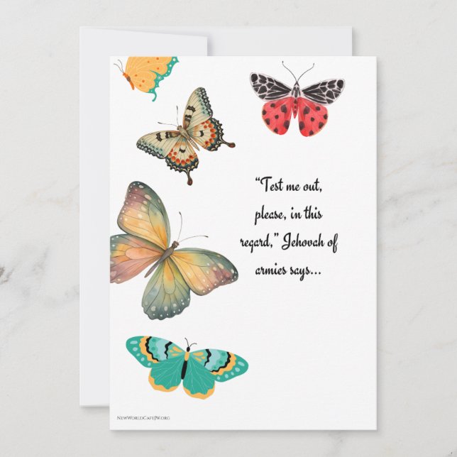 Cartão De Agradecimento Placas JW para Pioneiros que Precisam de Maiores B (Frente)