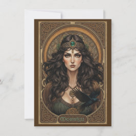 Cartão de Agradecimento Plano de Arte da Deusa Cel