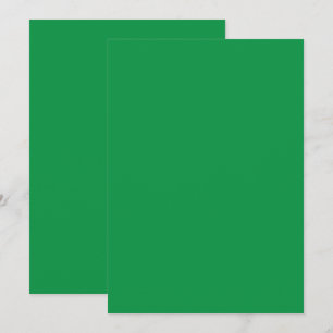 Cartão de Agradecimento Plano Verde Minimalista