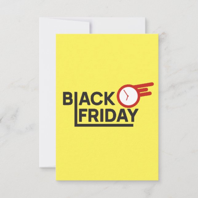 Cartão De Agradecimento pngtree creative black friday (Frente)