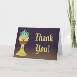 Cartão De Agradecimento Poção mágica em Mazer e Chalice Combo