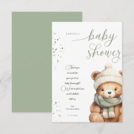 Cartão De Agradecimento Podemos Ampliar O Chá de fraldas De Esperança