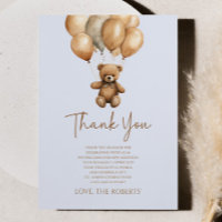 Podemos Esperar Boho Teddy Bear Chá de fraldas