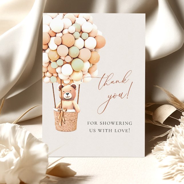 Cartão De Agradecimento Podemos Esperar! Chá de fraldas Obrigado (Criador carregado)